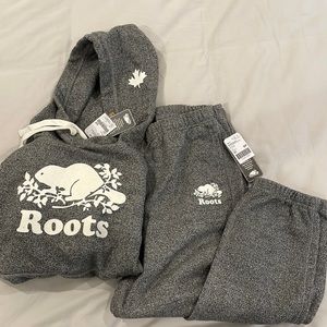Roots hoodie and sweatpants